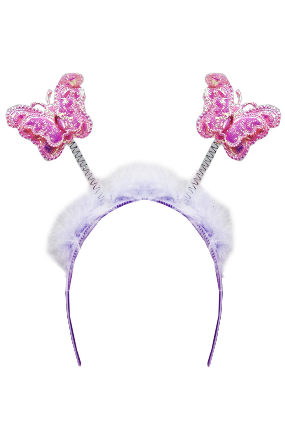 CERCHIETTO FRONTINO FARFALLA VIOLA